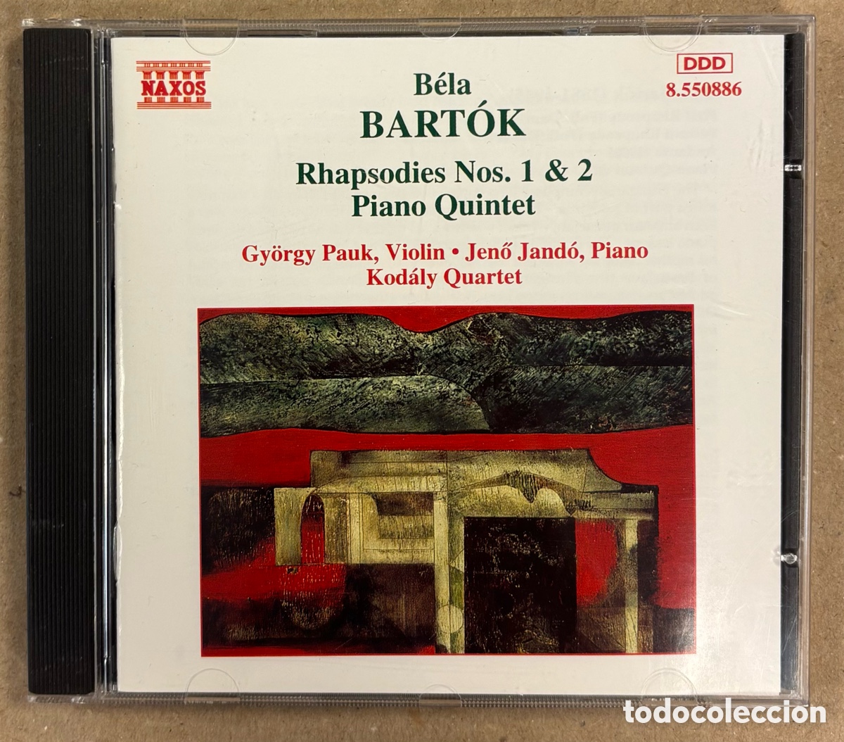 Music CDs: CD. B&Eacute;LA BART&Oacute;K. RHAPSODIES N&deg; 1 & 2 PIANO QUINTET.