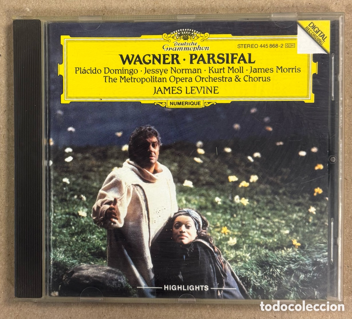 CDs de M&uacute;sica: CD. WAGNER: PARFISAL - QUERSCHNITT. JAMES LEVINE. DEUTSCHE GRAMMOPHON 1994.
