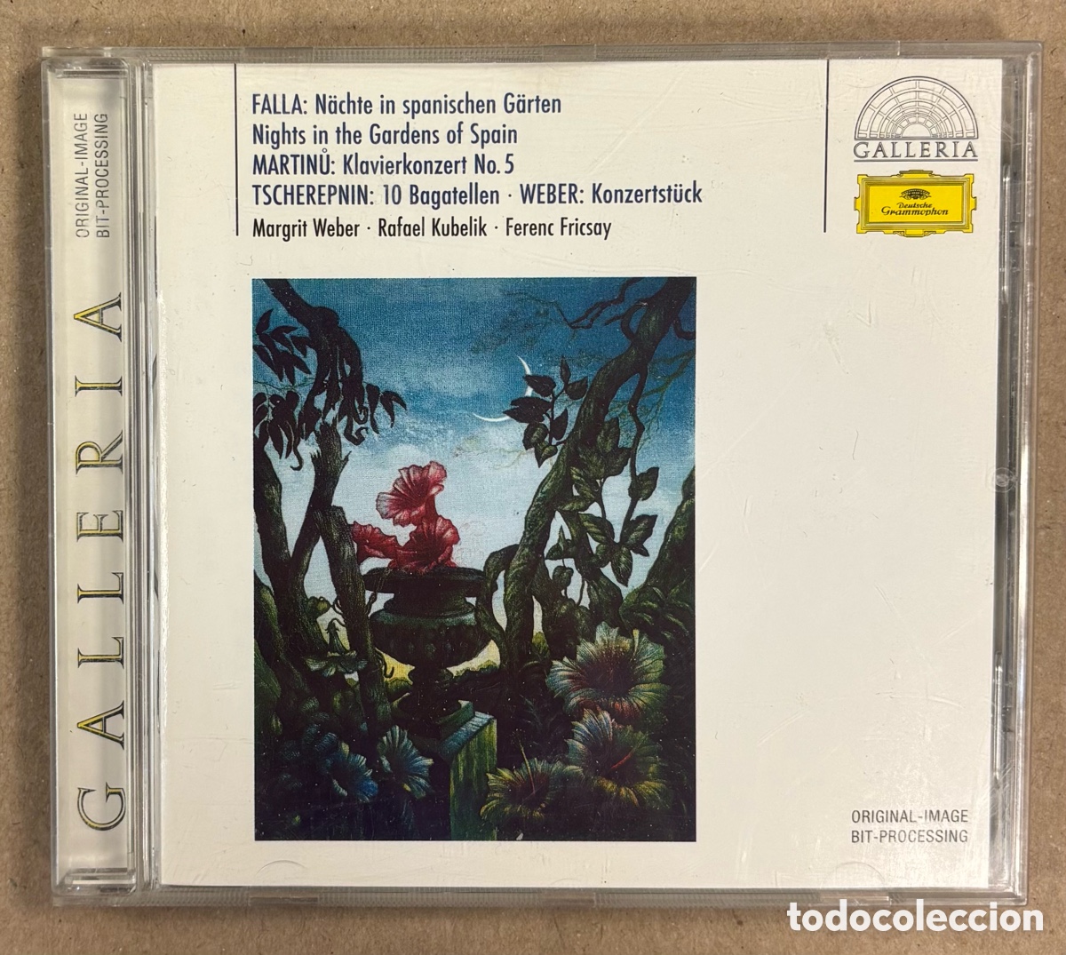 CDs de M&uacute;sica: CD. FALLA - MARTINU - TCHEREPNIN - WEBER. DEUTSCHE GRAMMOPHON.