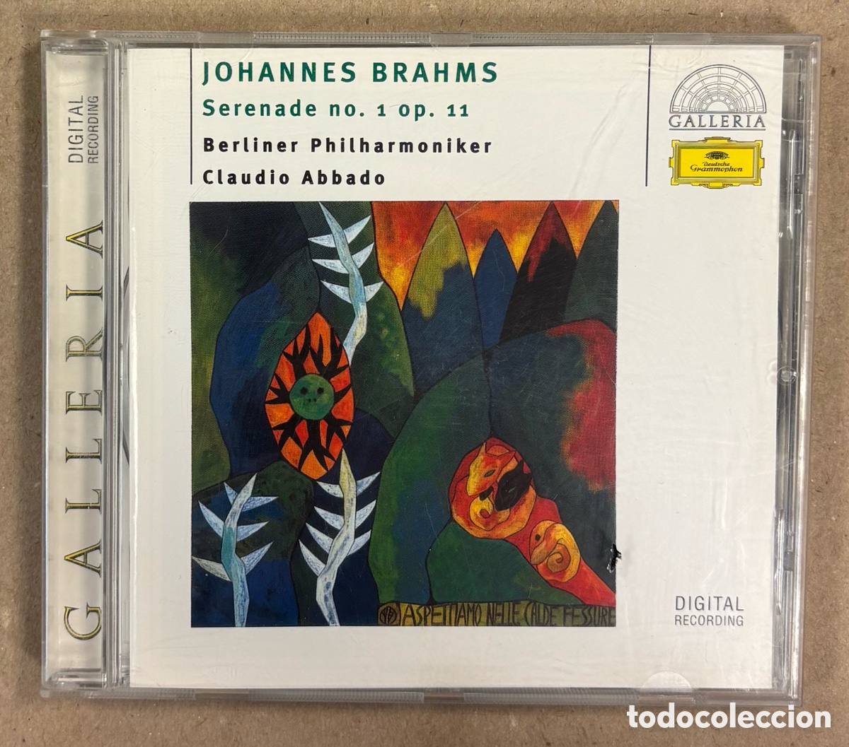 CDs de M&uacute;sica: CD. BRAHMS: SERENADE N&deg; 1. CLAUDIO ABBADO. DEUTSCHE GRAMMOPHON.
