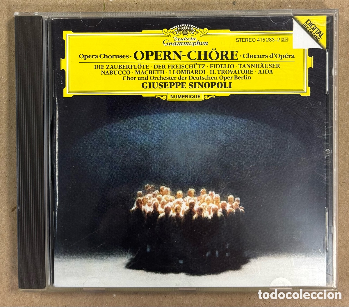 CDs de M&uacute;sica: CD. OPERN-CHORE: MOZART - WEBER - BEETHOVEN - WAGNER - VERDI. GIUSEPPE SINOPOLI.