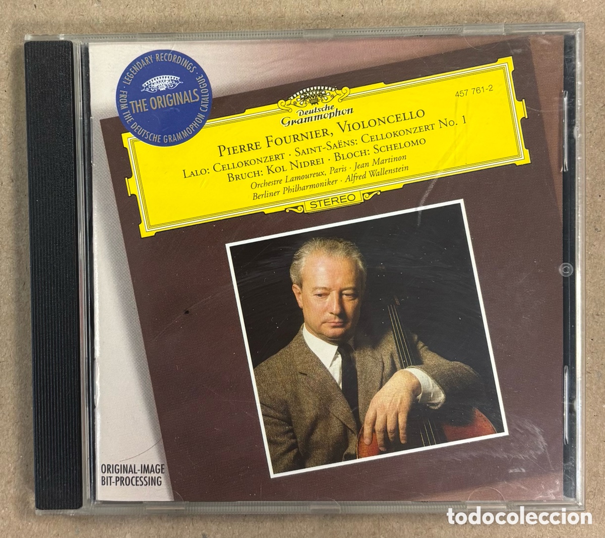 CDs de M&uacute;sica: CD. LALO - SAINT-SAENS - BRUCH - BLOCH. WORKS FOR CELLO AND ORCHESTRA. PIERRE FOURNIER.