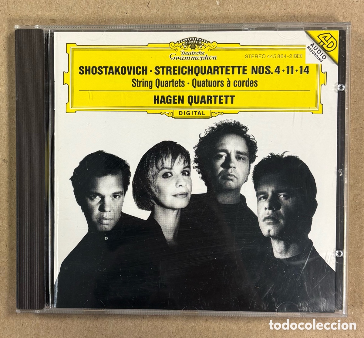 CDs de M&uacute;sica: CD. SHOSTAKOVICH: STREICHQUARTETTE N&deg; 1 - 11 - 14. HAGEN QUARTETT. DEUTSCHE GRAMMOPHON 1995.