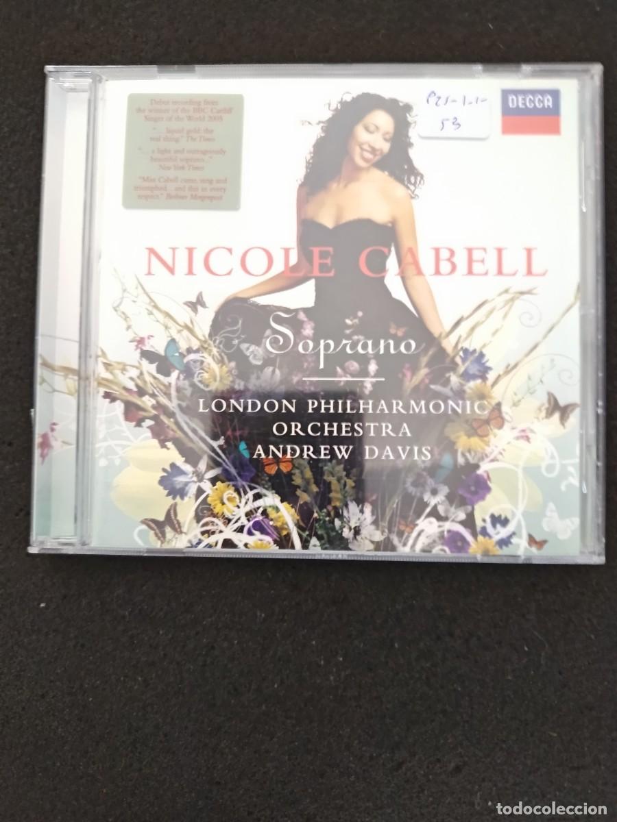 CDs de M&uacute;sica: NICOLE CABELL, SOPRANO. DIRECTOR: ANDREW DAVIS
