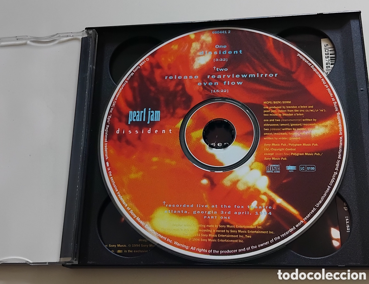 CDs de m&uacute;sica: Pearl Jam, dissident 2CDs - Foto 2
