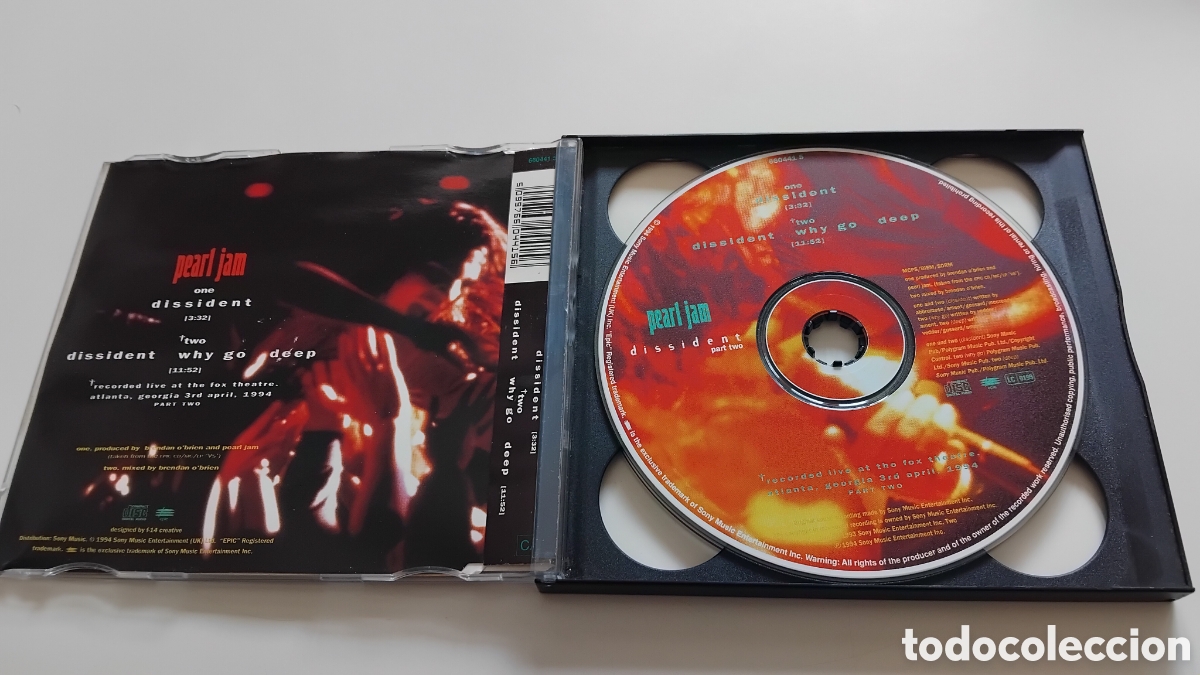 CDs de m&uacute;sica: Pearl Jam, dissident 2CDs - Foto 3