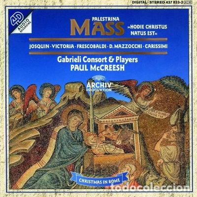 CDs de M&uacute;sica: Palestrina: Mass Hodie Christus Natus Est- 0028943783323