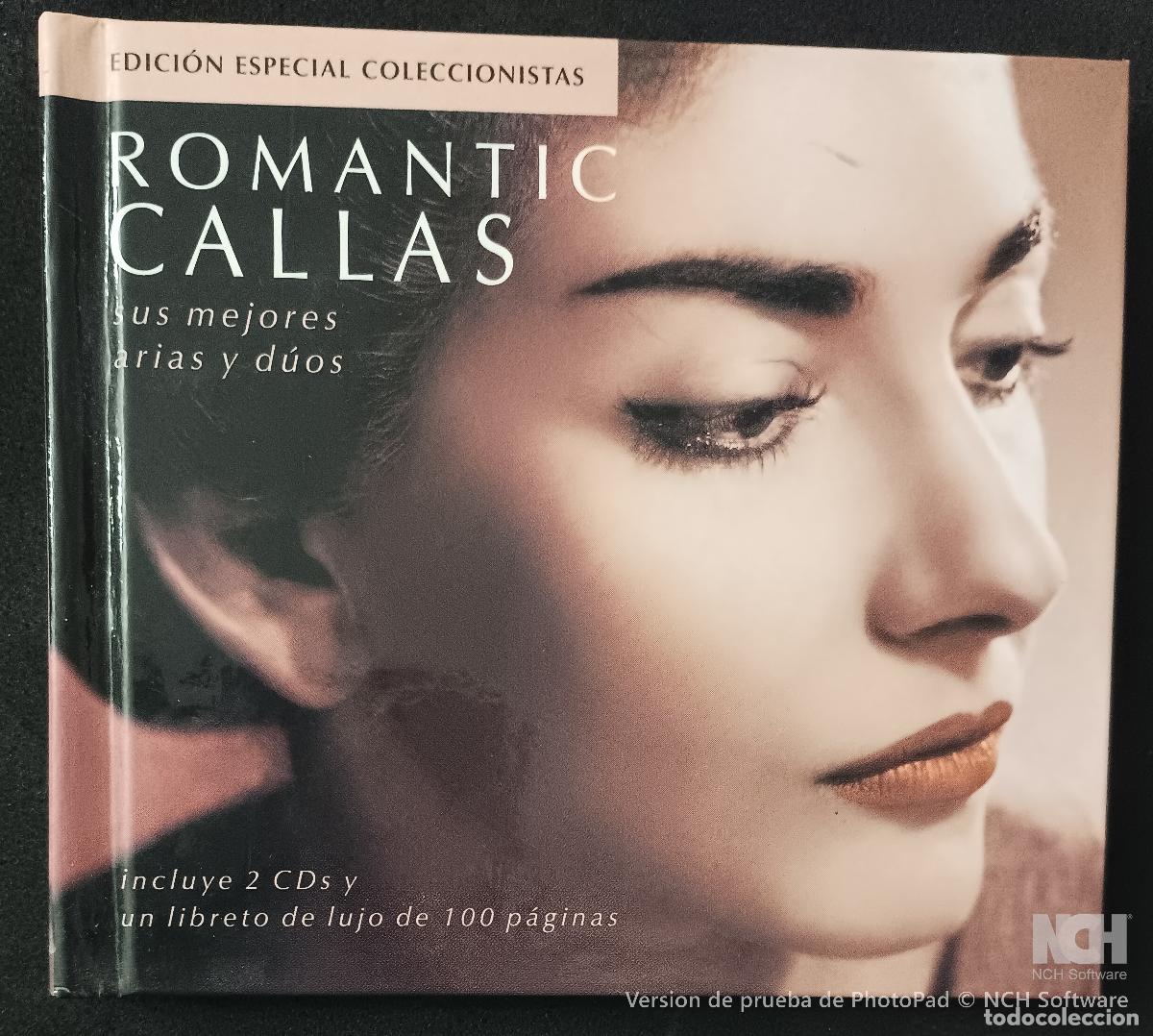 CDs de M&uacute;sica: CD de Rom&aacute;ntica Callas contiene dos CD
