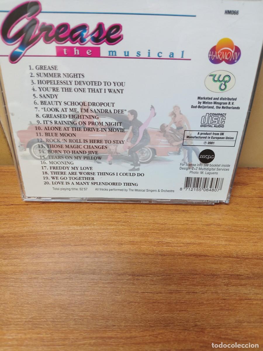 CDs de m&uacute;sica: GREASE - THE MUSICAL - CD - Foto 2