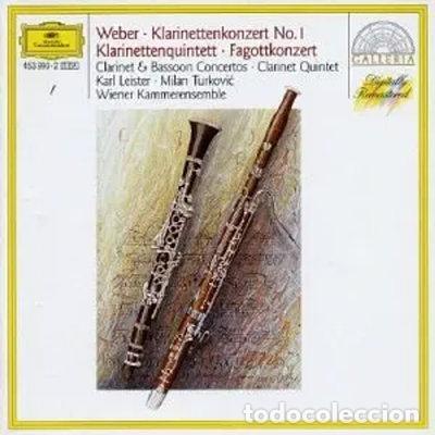 CDs de M&uacute;sica: Weber: Clarinet & Bassoon Concertos- 0028945399027