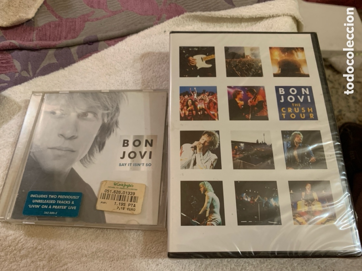 CDs de M&uacute;sica: Lote bon jovi dvd the crush tour