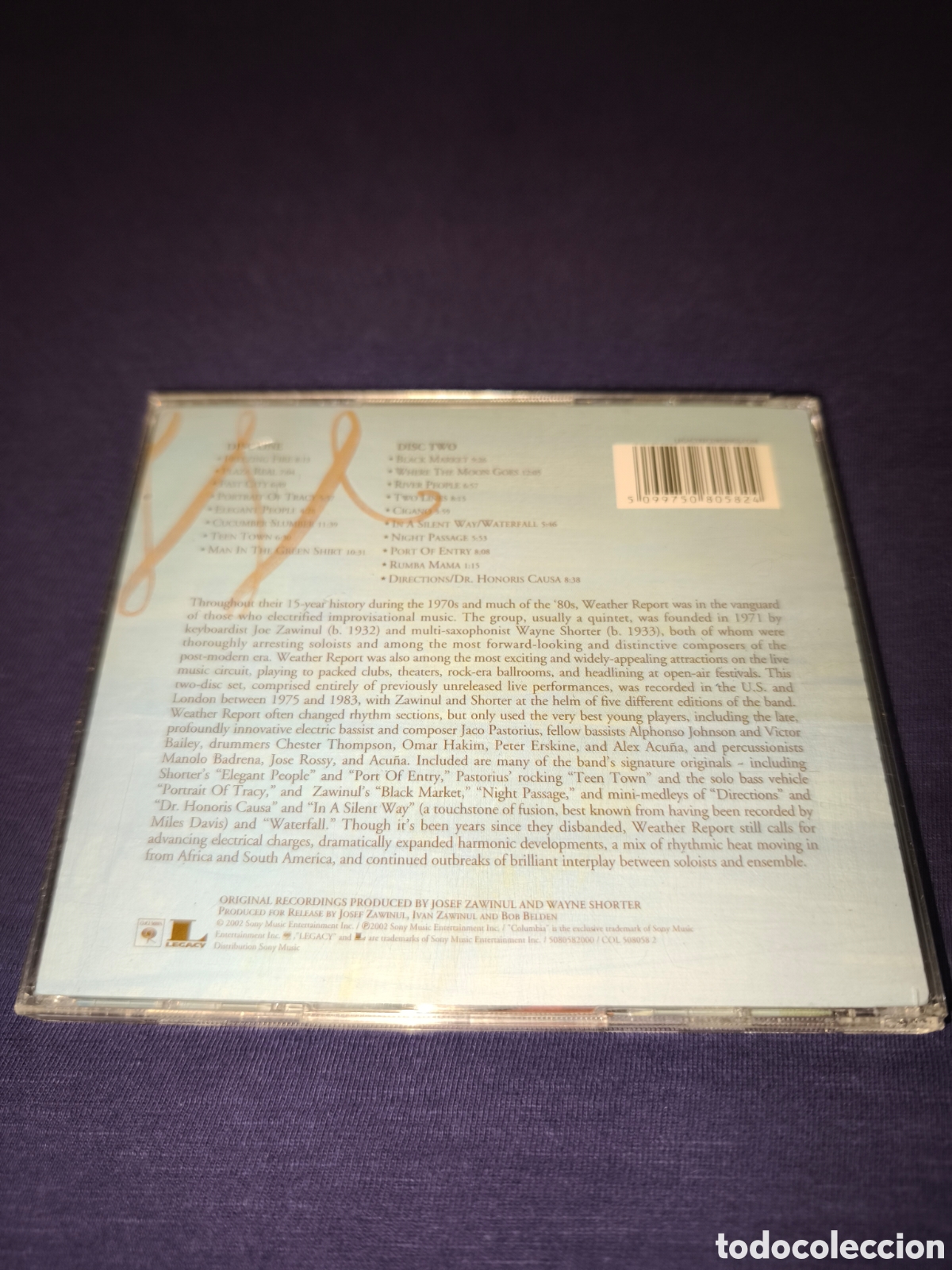 CDs de m&uacute;sica: Weather Report Live & Unreleased - Foto 2