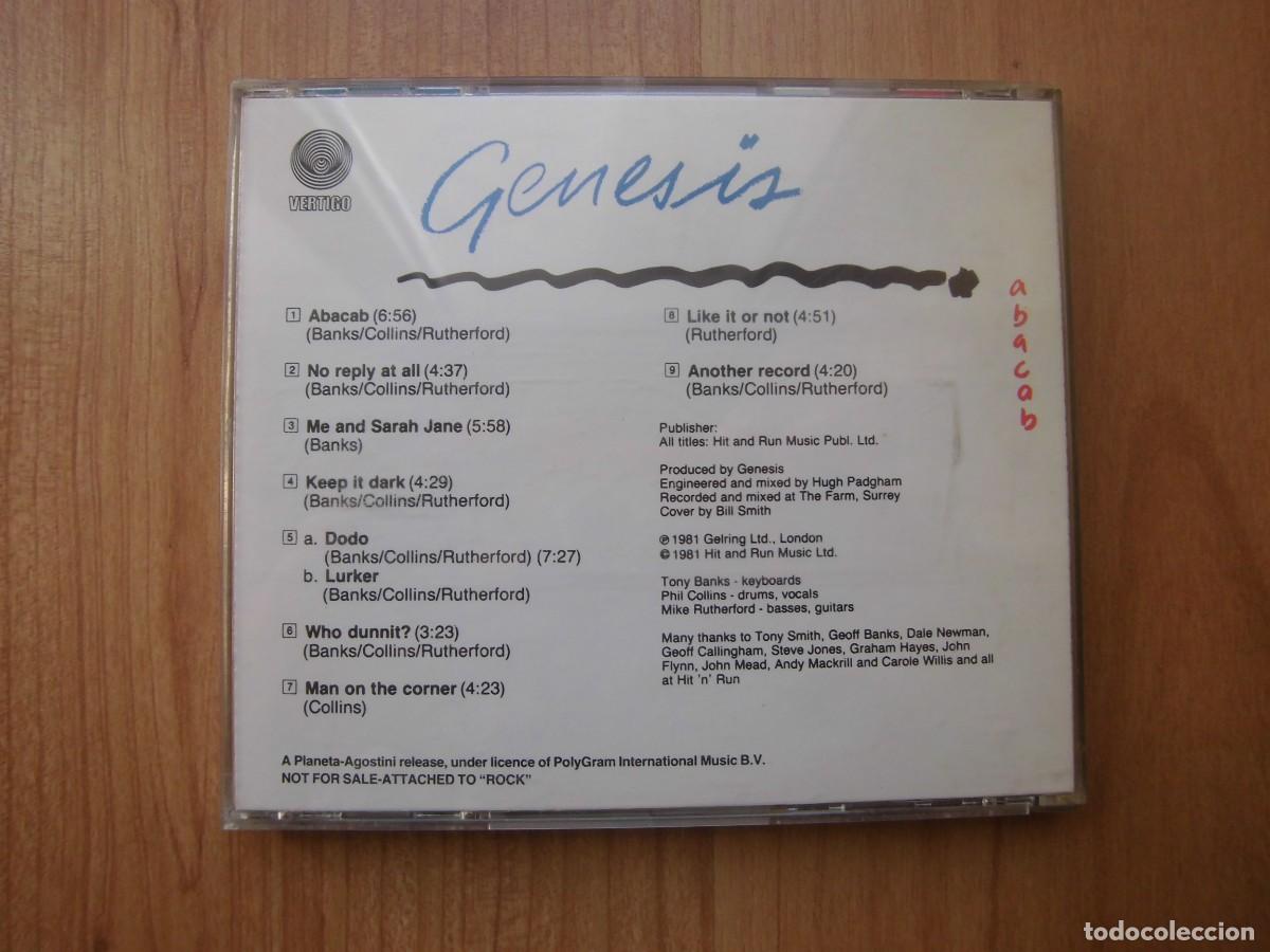 CDs de m&uacute;sica: CD GENESIS ABACAB 1981 - Foto 2