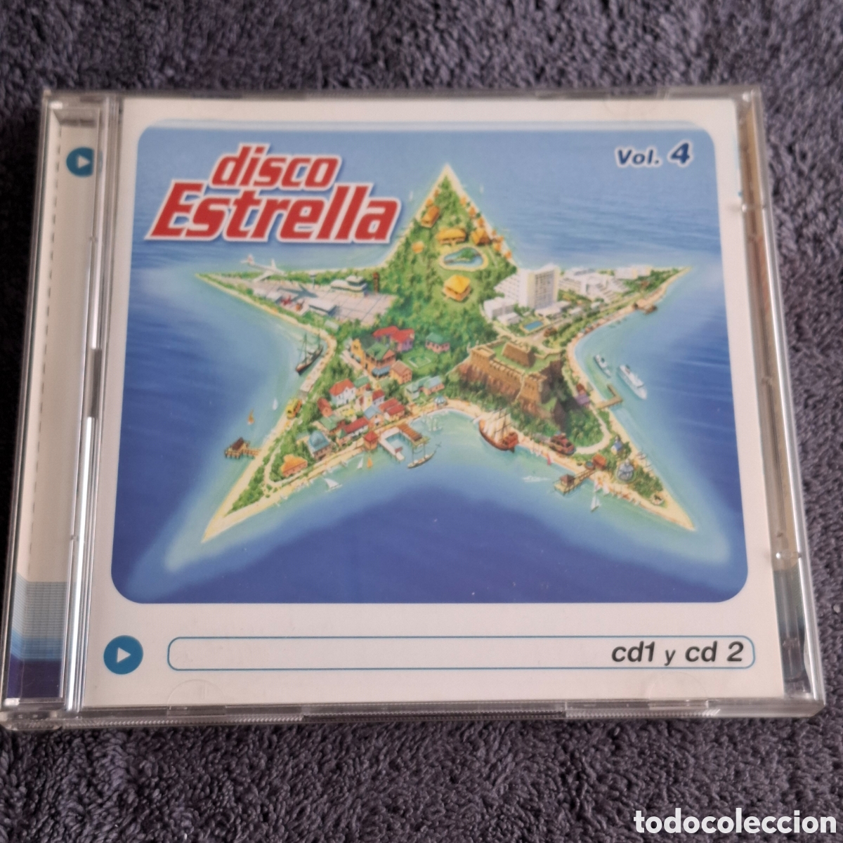 CDs de M&uacute;sica: CD75. Disco Estrella, Vol.4, &Aacute;lbum Recopilatorio 2 Cd's El 1 Y El 2, Caribe, Vale Music, 2001.