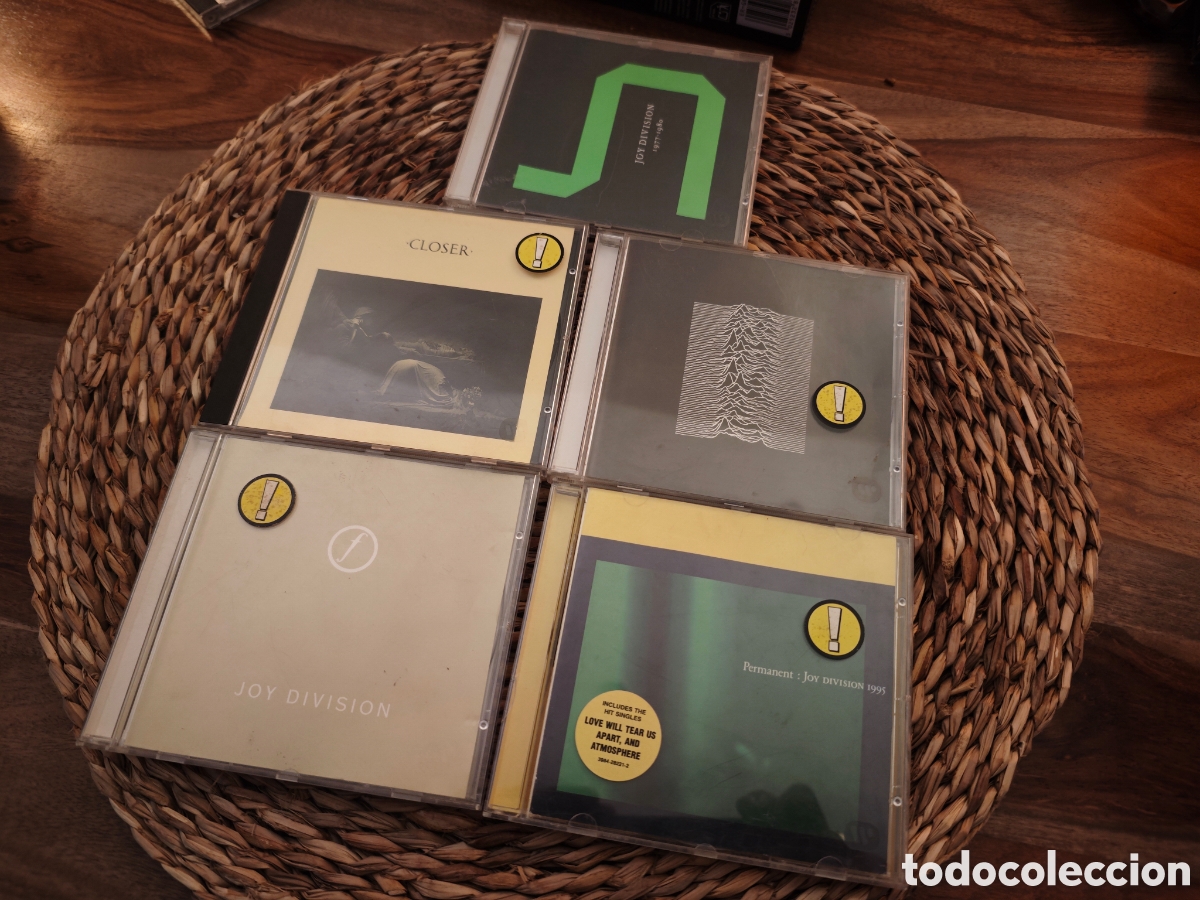 CDs de M&uacute;sica: Lote de 5 CDs Joy .Closer - Unknown Pleasures - Permanent:, Still - Substance