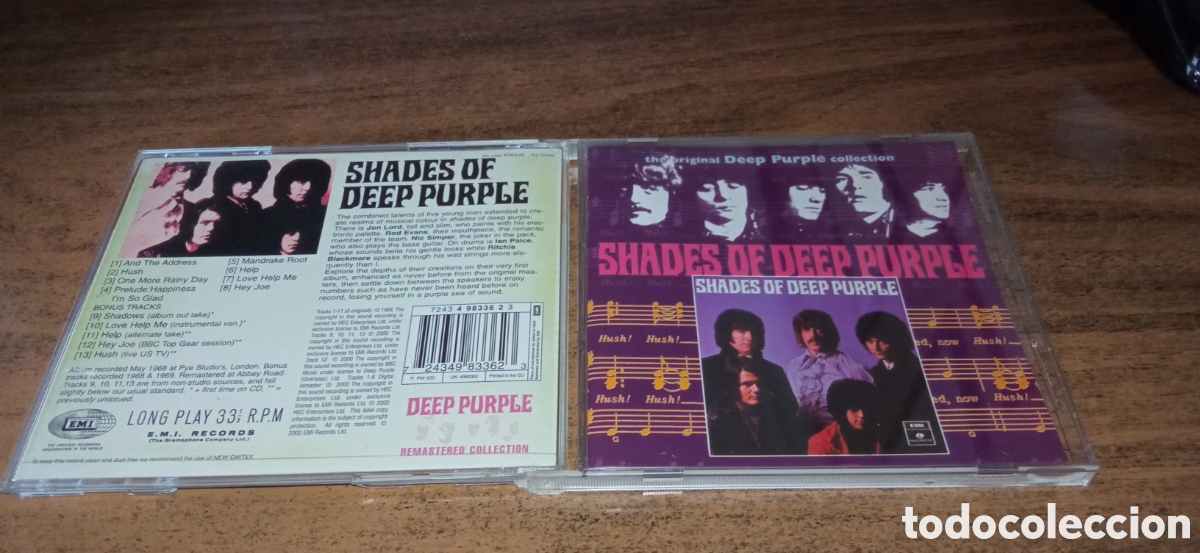 CDs de M&uacute;sica: Deep Purple &ndash; Shades Of Deep Purple