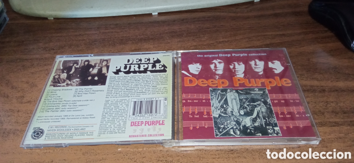CDs de M&uacute;sica: Deep Purple &ndash; Deep Purple (1969)