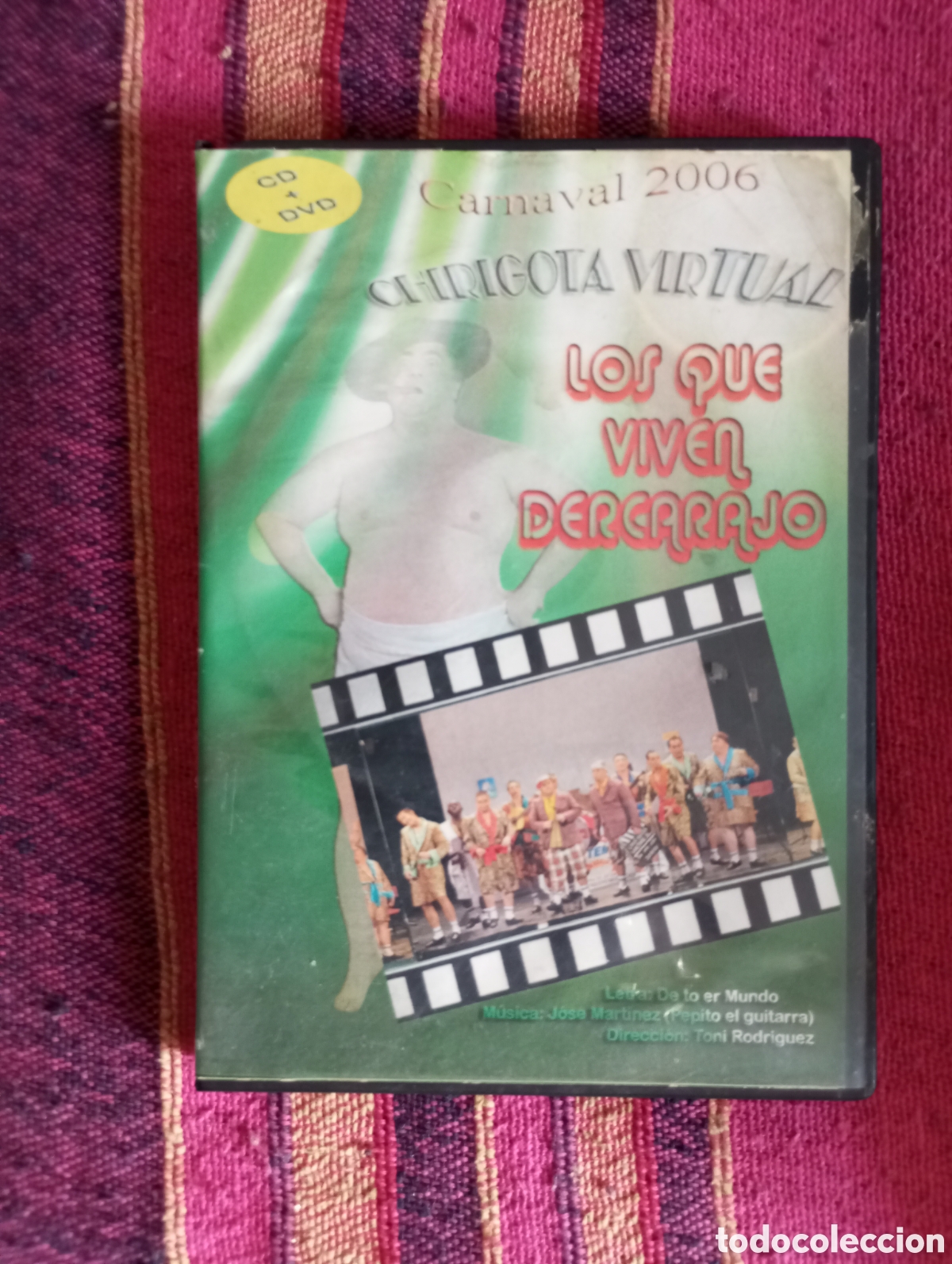 CDs de M&uacute;sica: Carnaval de C&aacute;diz CD y DVD chirigota los que viven del carajo.lleva las letras 2006