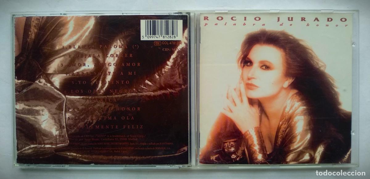 CDs de M&uacute;sica: ROC&Iacute;O JURADO. PALABRA DE HONOR. CD.