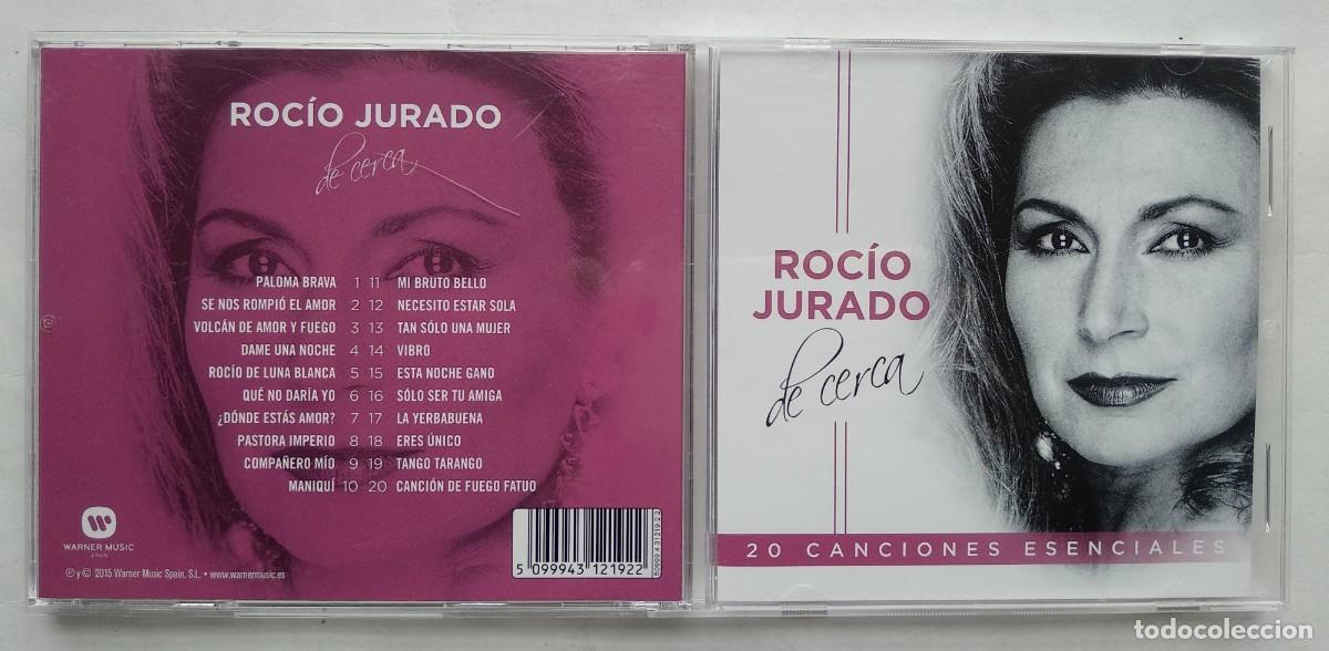 CDs de m&uacute;sica: ROC&Iacute;O JURADO. DE CERCA. CD. - Foto 1