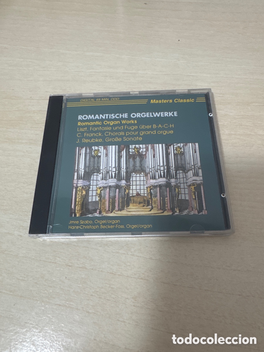 CDs de M&uacute;sica: CD ROMANTISCHE ORGELWERKE MASTERS CLASSIC