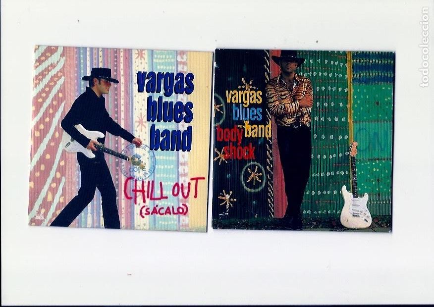 CDs de M&uacute;sica: VARGAS BLUES BAND. Vivir al alba. Amapola negra. Chill out. Body shock (5cd single)