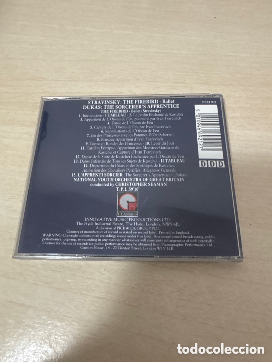 CDs de m&uacute;sica: CD STRAVINSKY THE FIREBIRD BALLET - Foto 4