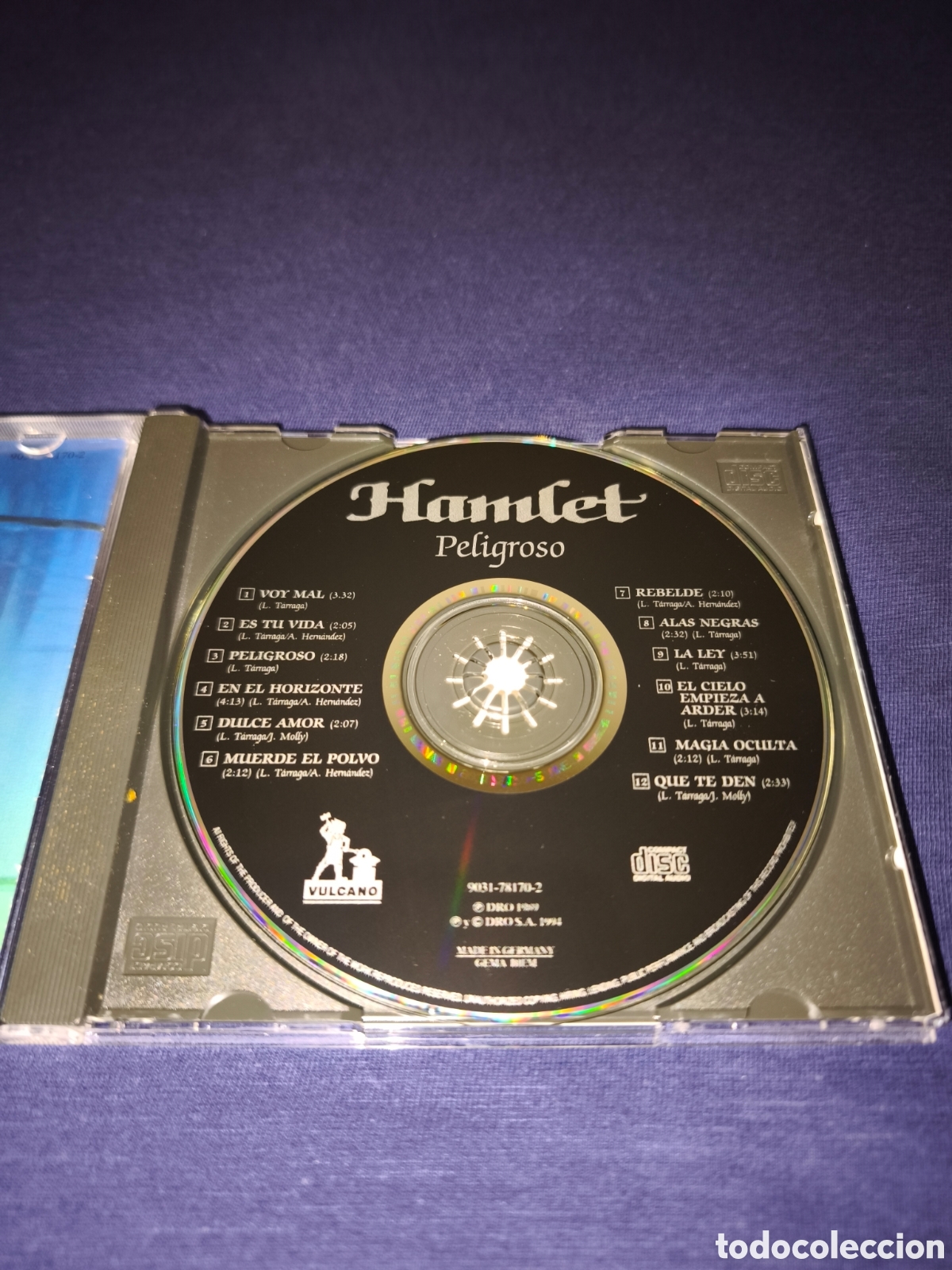 CDs de m&uacute;sica: Hamlet Peligroso CD Rock - Foto 3