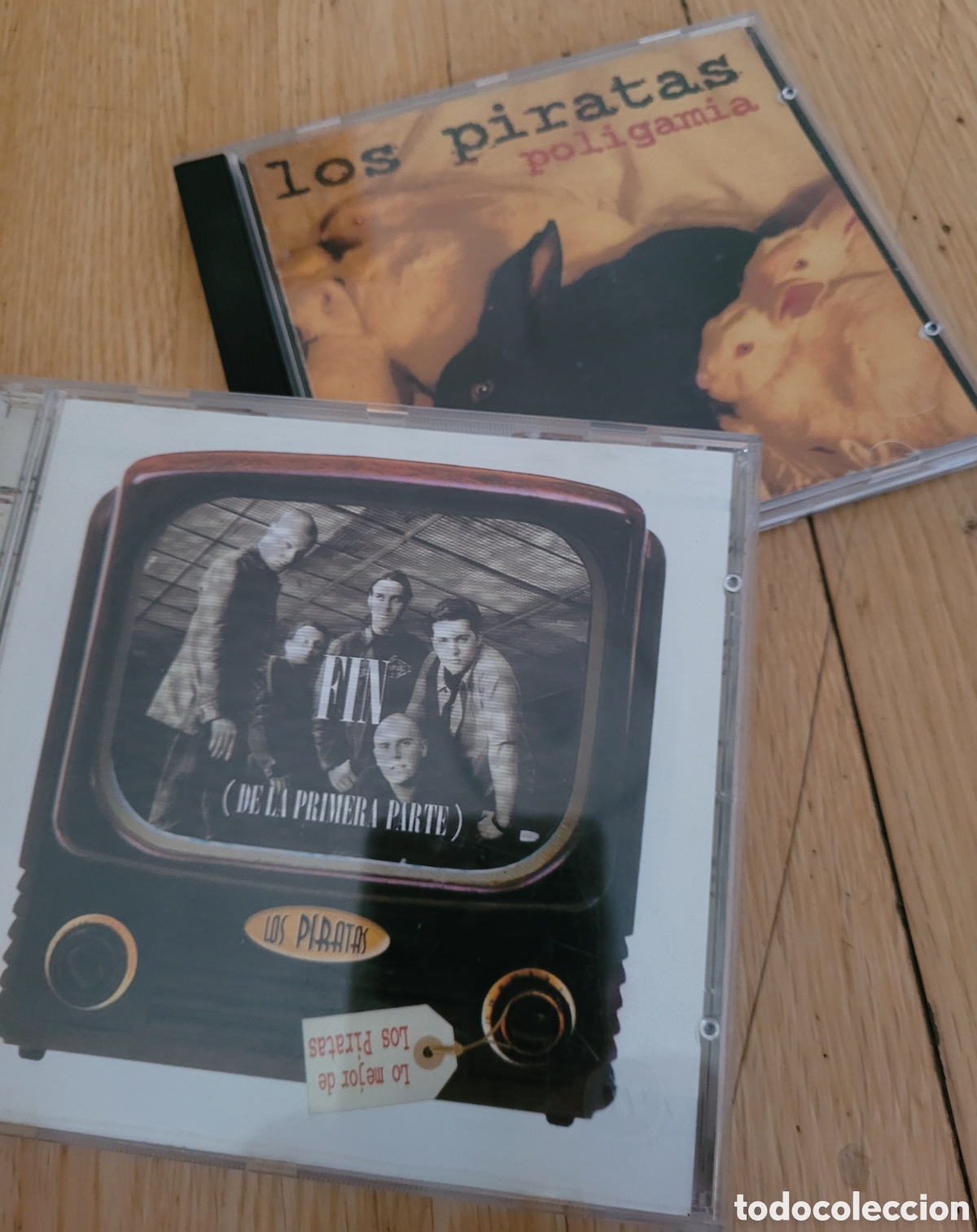 CDs de M&uacute;sica: Los Piratas. Lote Poligamia y Fin Lote 2cd
