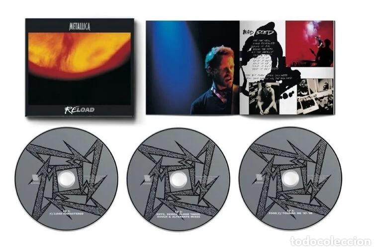 CDs de M&uacute;sica: METALLICA ReLoad (Rem&aacute;ster 2025-3 CDS)-PRE ORDER/RESERVA 26/06/2026