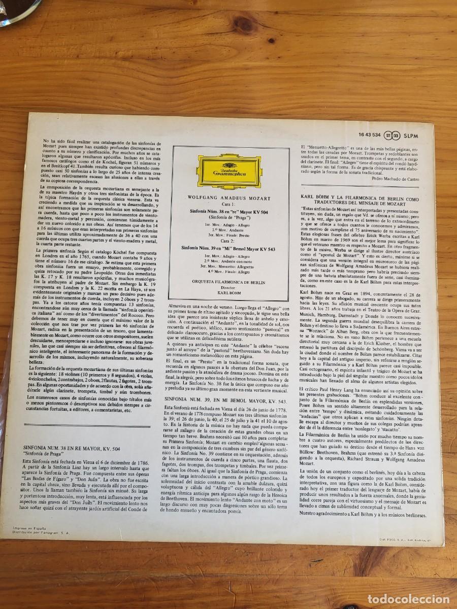 CDs de m&uacute;sica: MOZART, KARL B&Ouml;HM 1970 - Foto 2