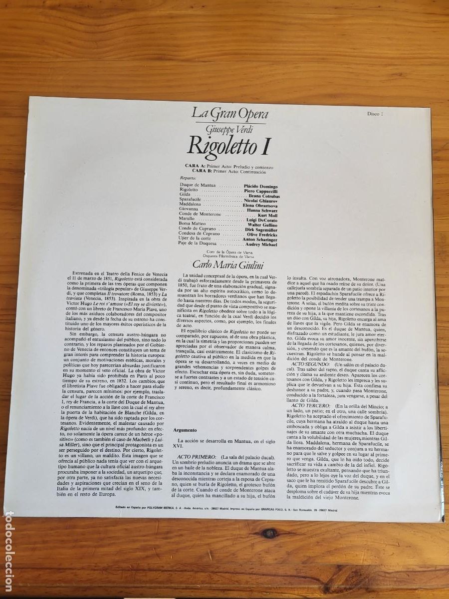 CDs de m&uacute;sica: GIUSEPPE VERDI. RIGOLETTO - Foto 2