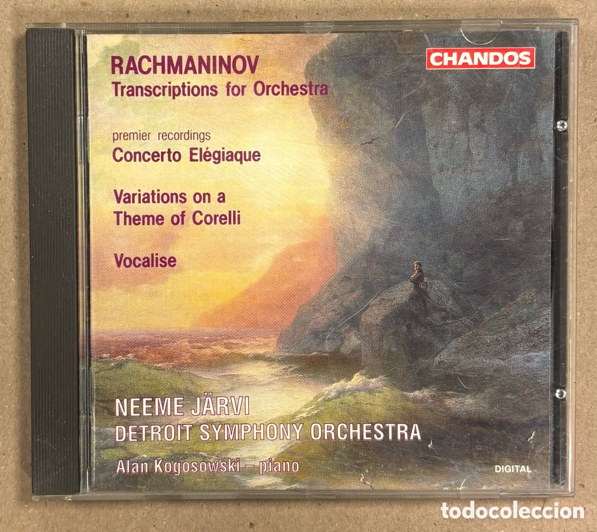 CDs de M&uacute;sica: CD. RACHMANINOV: TRANSCRIPTIONS FOR ORCHESTRA. NEEME JARVI. ALAN KOGOSOWSKI.