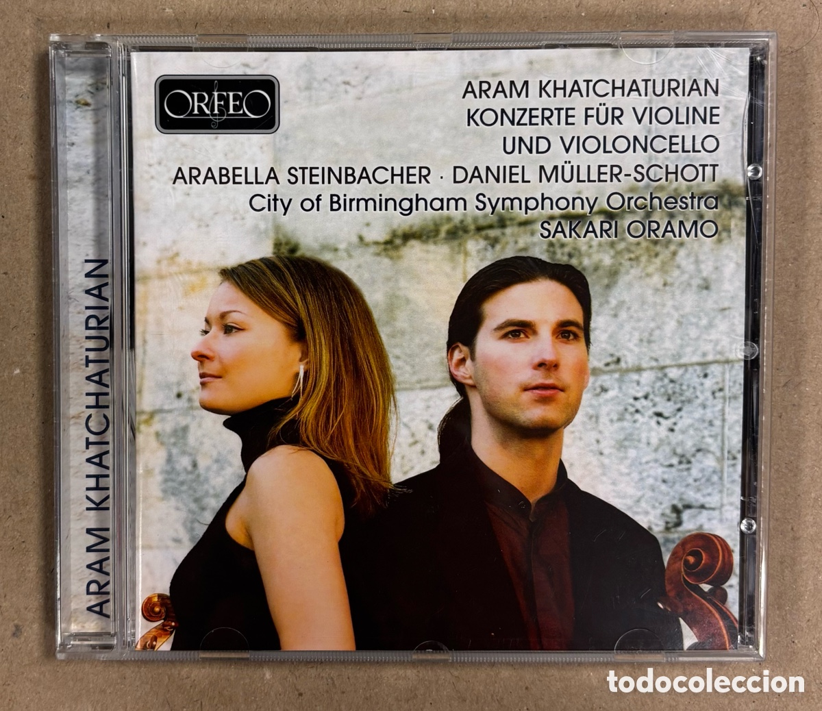 CDs de M&uacute;sica: CD. KHATCHATURIAN: KOZERTE FUR VIOLINE UND VIOLONCELLO. ARABELLA STEINBACHER & DANIEL MULLER-SCHOTT