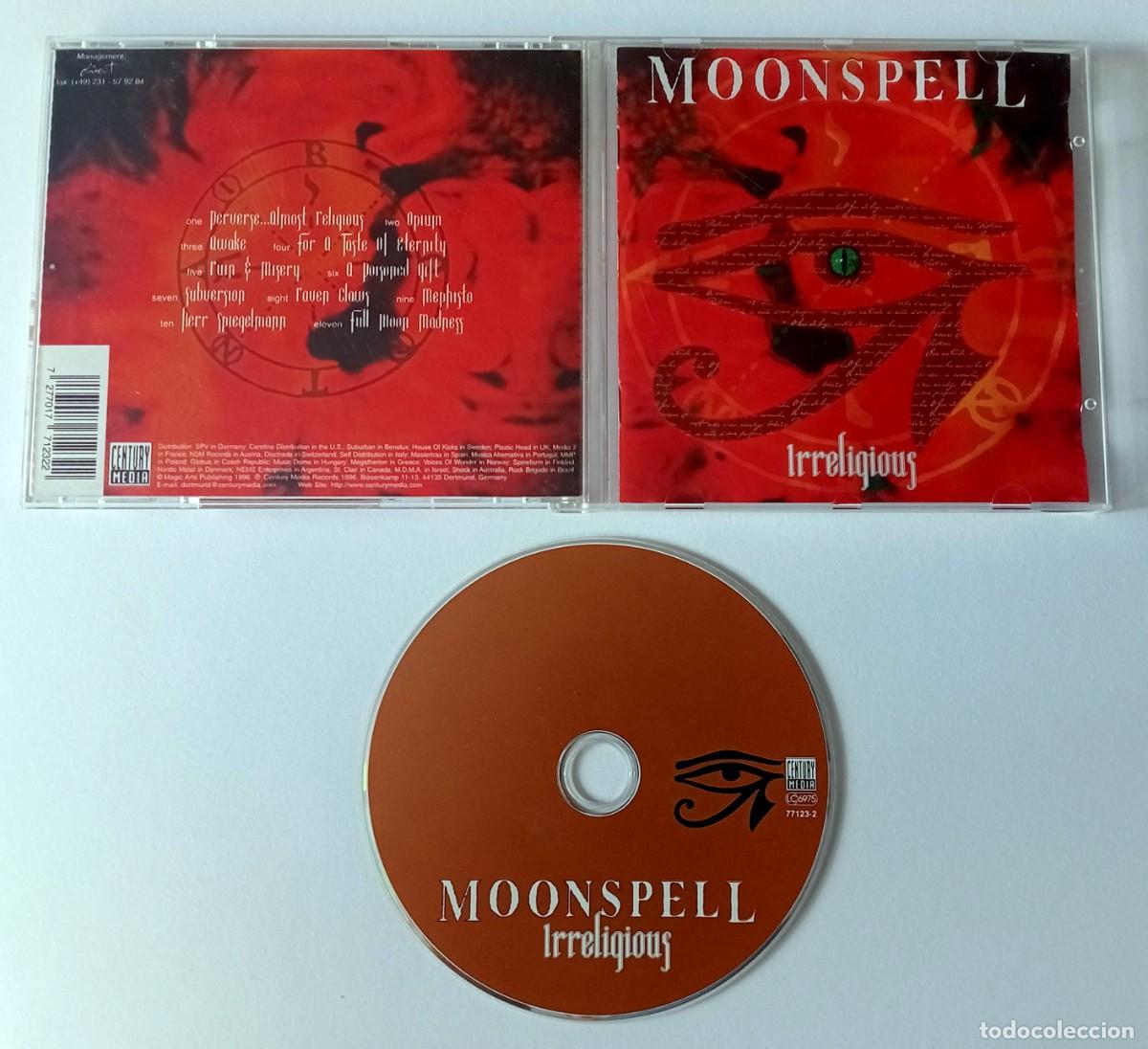 CDs de m&uacute;sica: CD MOONSPELL - IRRELIGIOUS - Foto 2