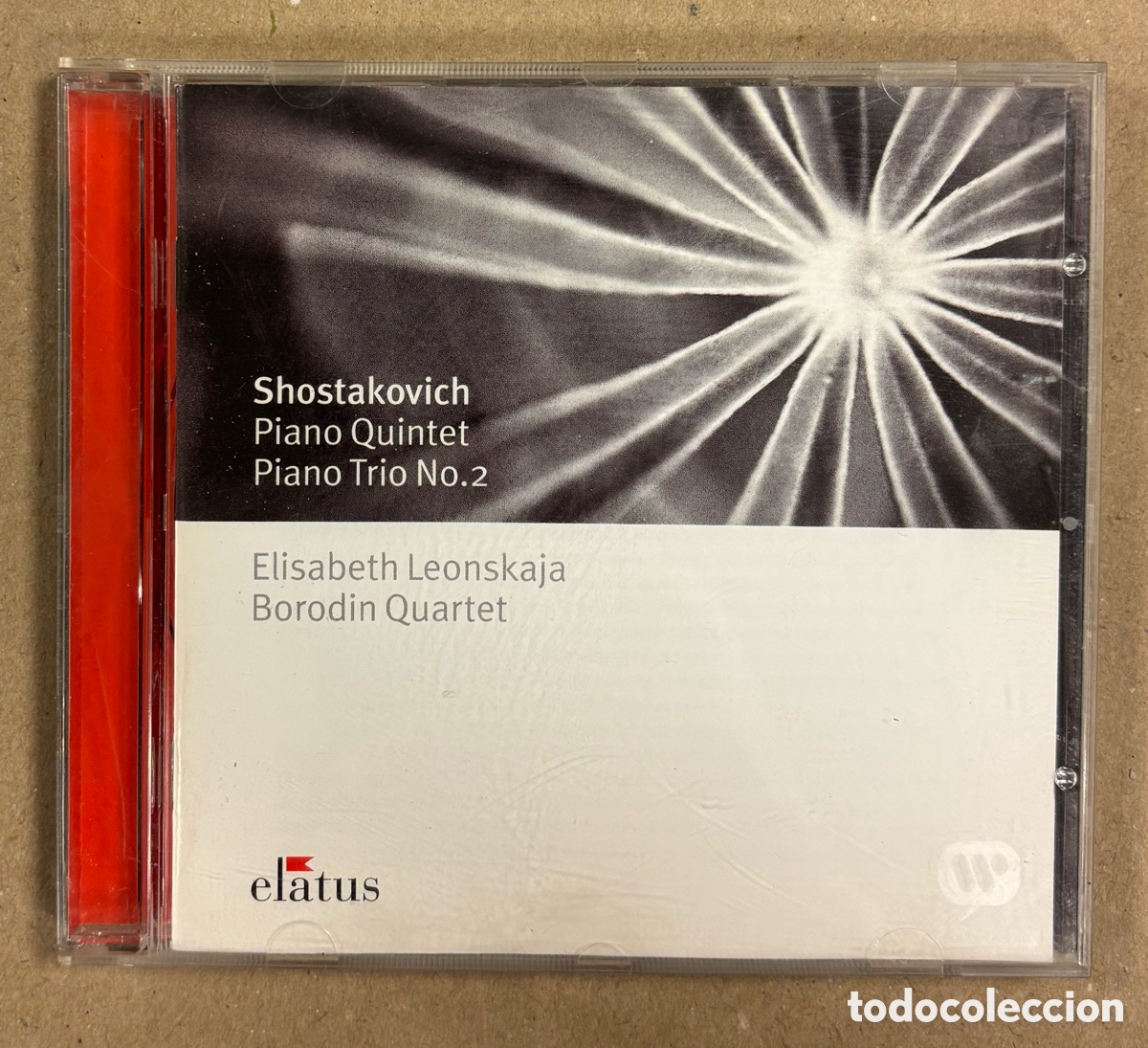 CDs de M&uacute;sica: CD. SHOSTAKOVICH PIANO QUINTET / PIANO TRIO N&deg; 2. LEONSKAJA / BORODIN QUARTET.