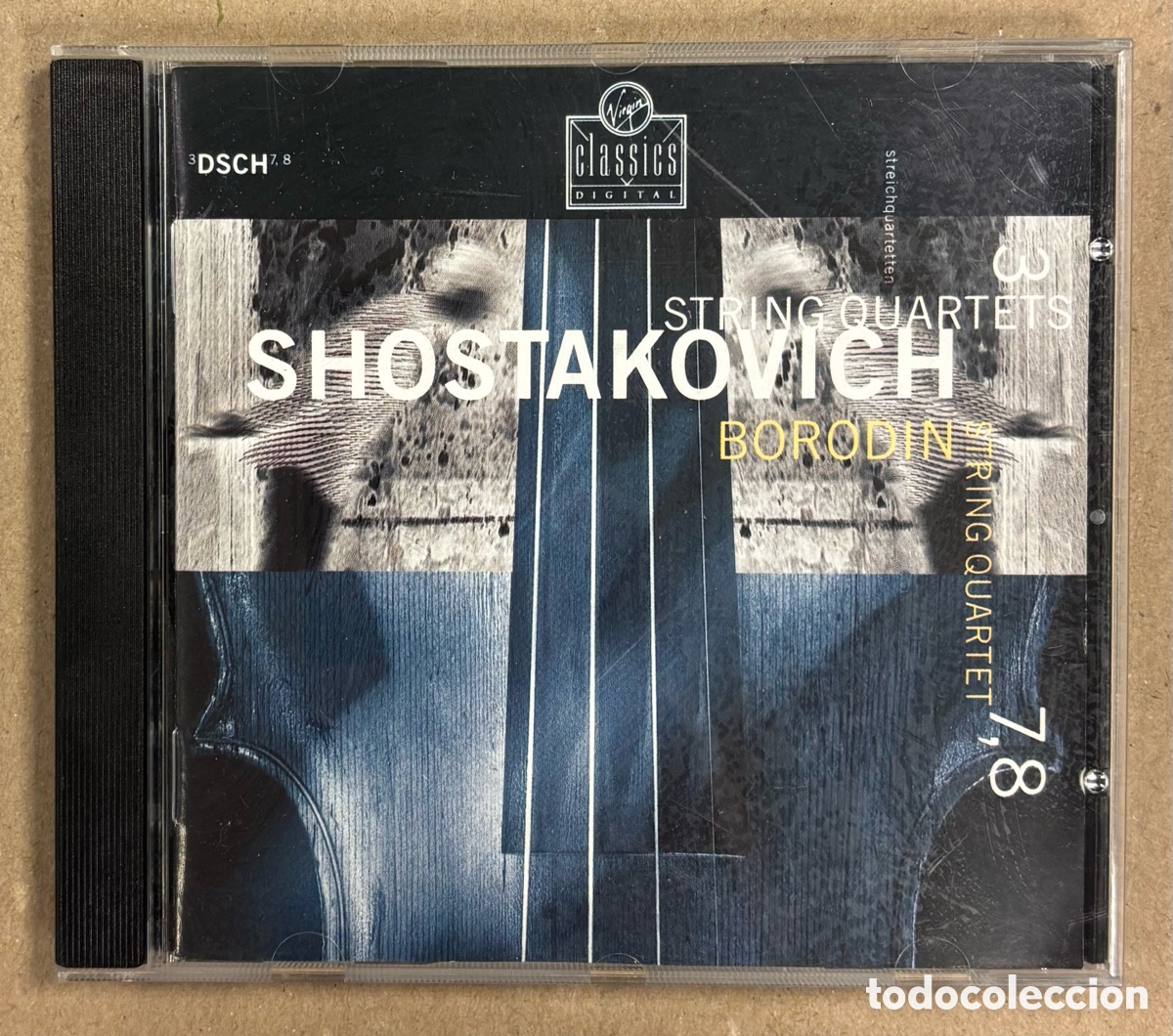 CDs de M&uacute;sica: CD. SHOSTAKOVICH: STRING QUARTETS 3, 7 & 8. BORODIN STRING QUARTET.