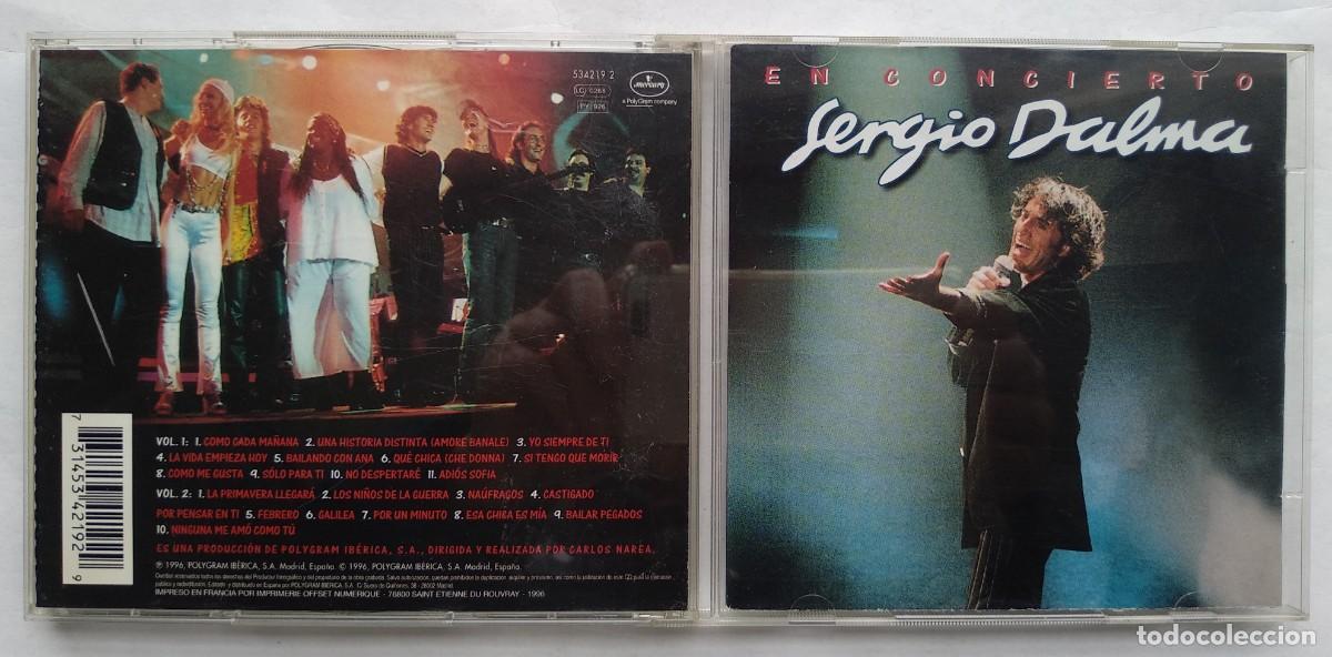 CDs de m&uacute;sica: SERGIO DALMA. EN CONCIERTO. CD. - Foto 1