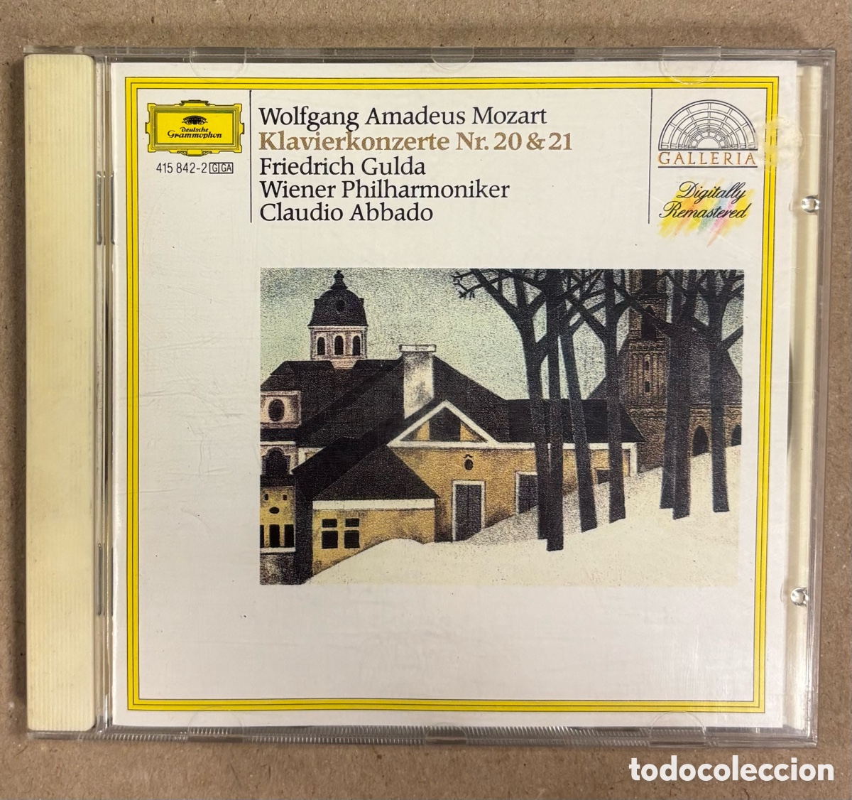 CDs de M&uacute;sica: CD. MOZART: KLAVIERKONZERTE N&deg; 20 & 21. CLAUDIO ABBADO. WIENER PHILARMONIKER. GULDA