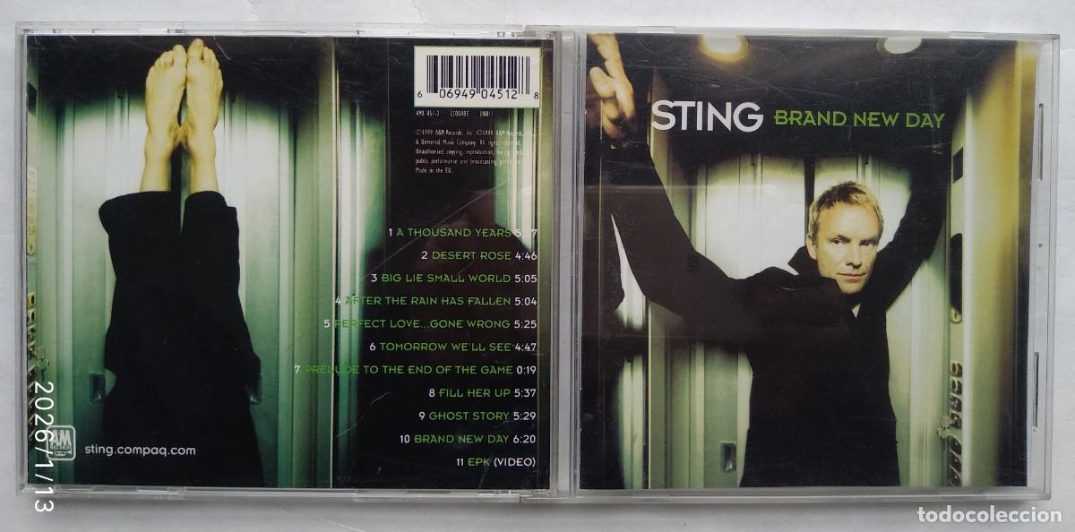 CDs de m&uacute;sica: STING. BRAN NEW DAY. CD. - Foto 1
