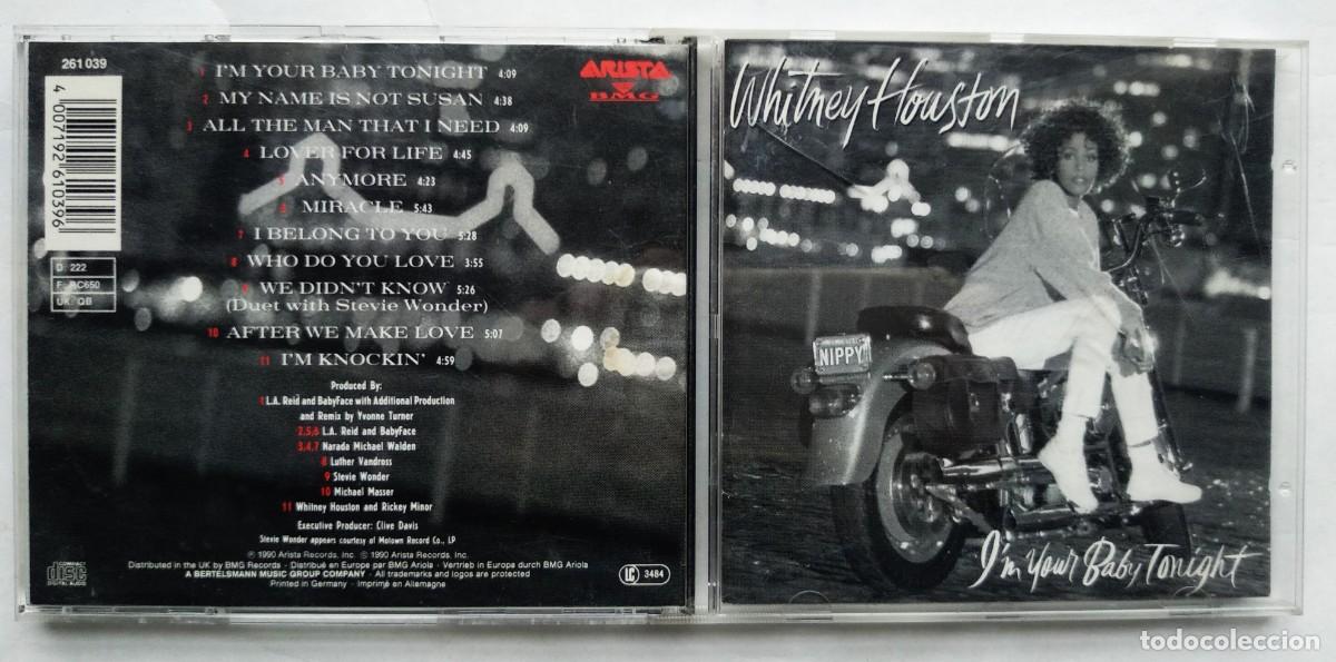 CDs de M&uacute;sica: WHITNEY HOUSTON. I&acute;M YOUR BABY TONIGHT. CD.
