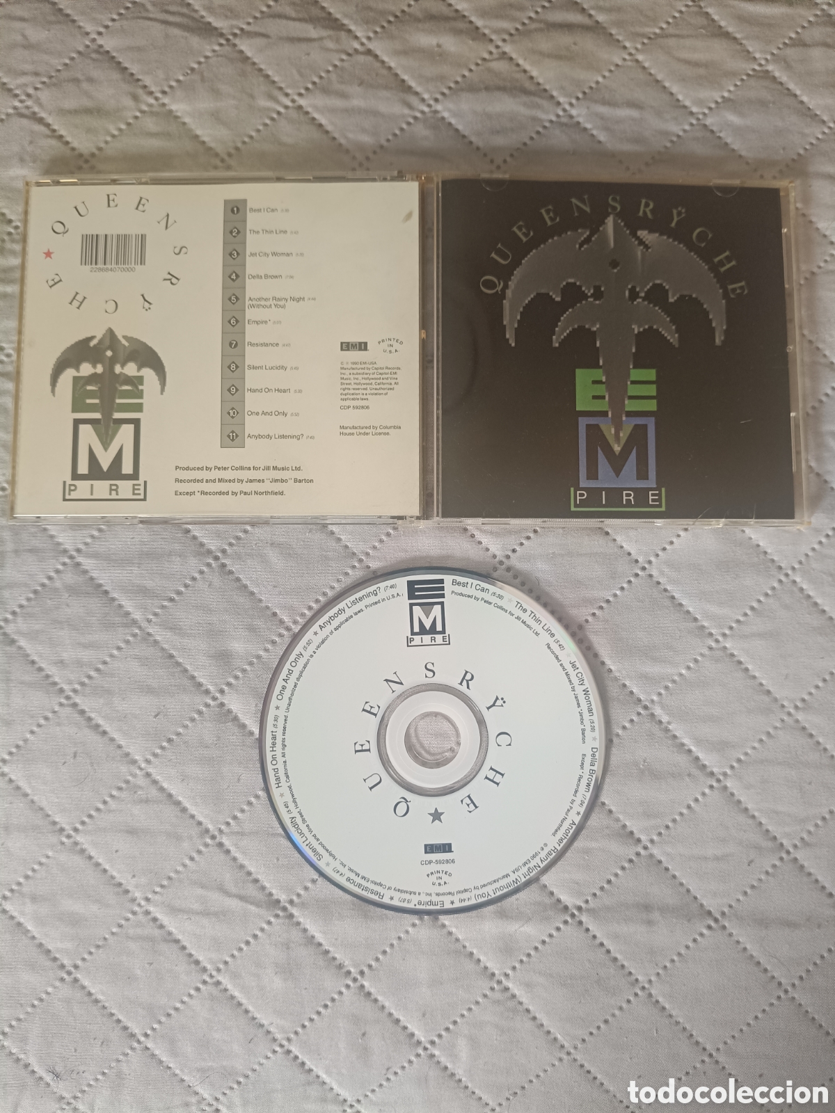 CDs de M&uacute;sica: Queensryche - empire cd (heavy metal)