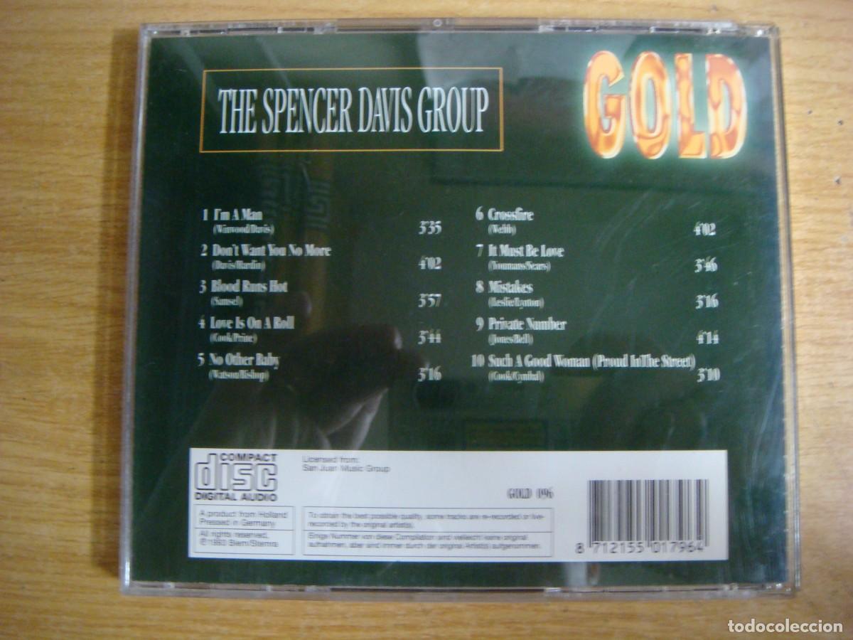 CDs de m&uacute;sica: C.D. DE THE SPENCER DAVIS GROUP GOLD-(&) - Foto 2