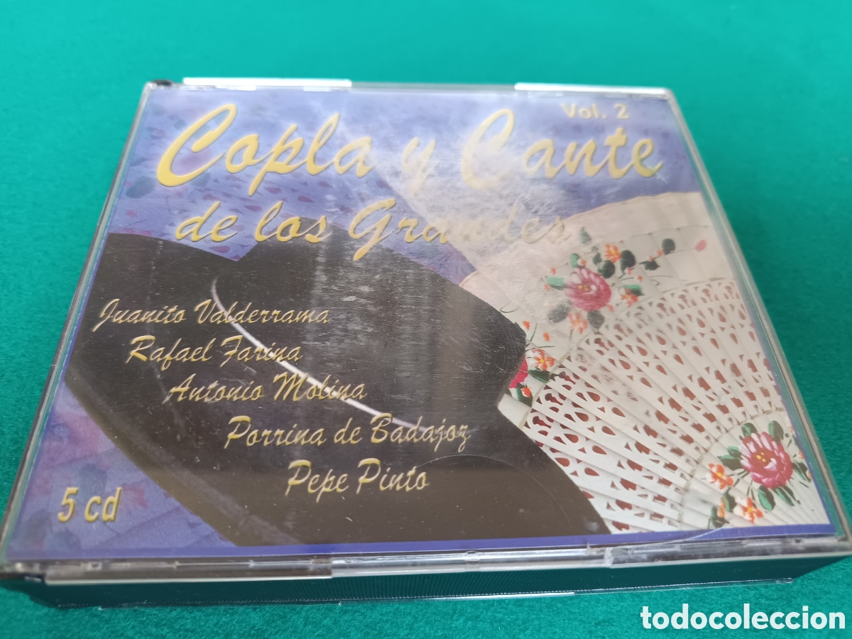 CDs de M&uacute;sica: COPLA Y CANTE DE LOS GRANDES: VOL 2 - CINCO CD