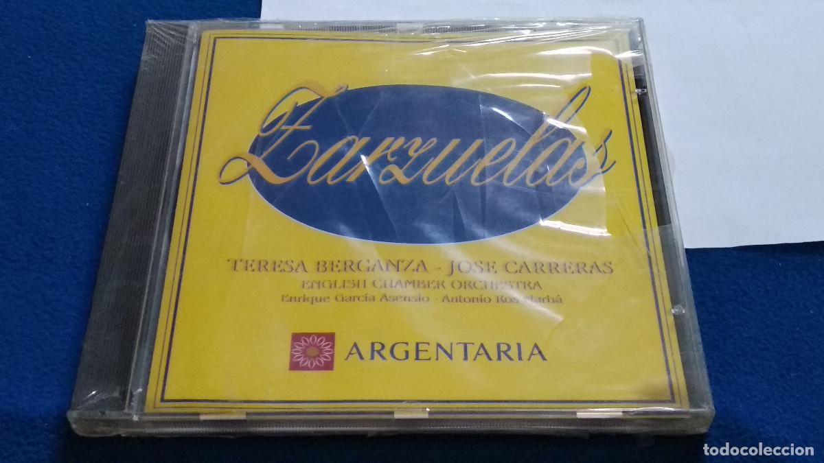 CDs de M&uacute;sica: ZARZUELAS. TERESA BERGANZA. JOSE CARRERAS. ENGLISH CHAMBER ORECHESTRA - PROMO ARGENTARIA. CD 1995