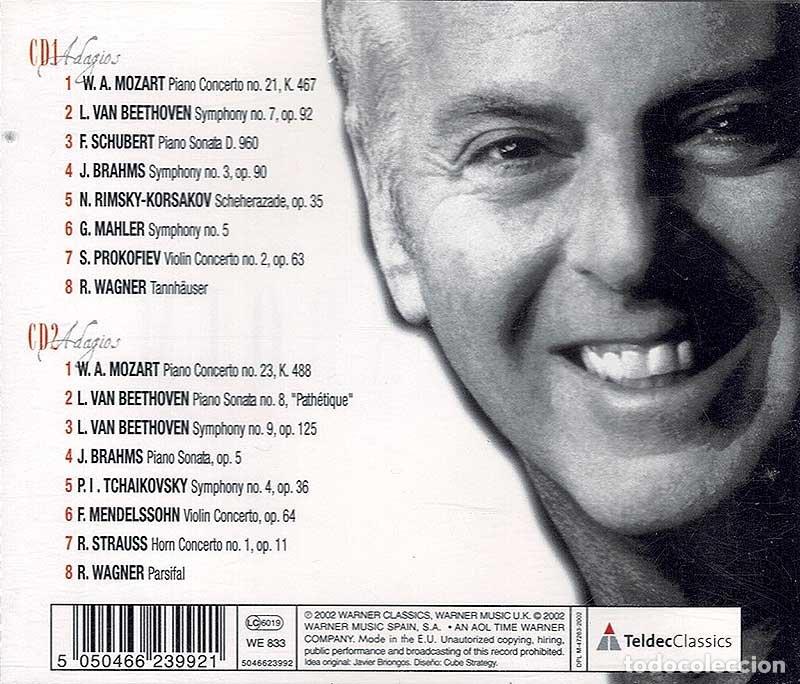 CDs de m&uacute;sica: Barenboim - Adagios. 2 x CD - Foto 2