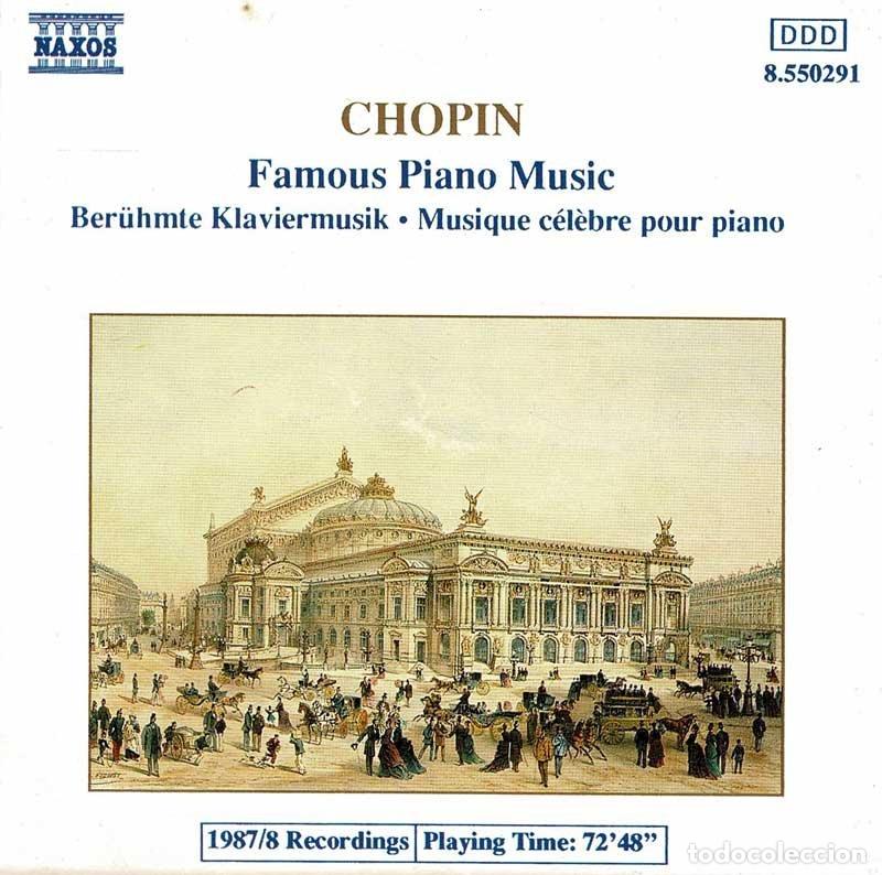 CDs de M&uacute;sica: Chopin - Famous Piano Music. CD