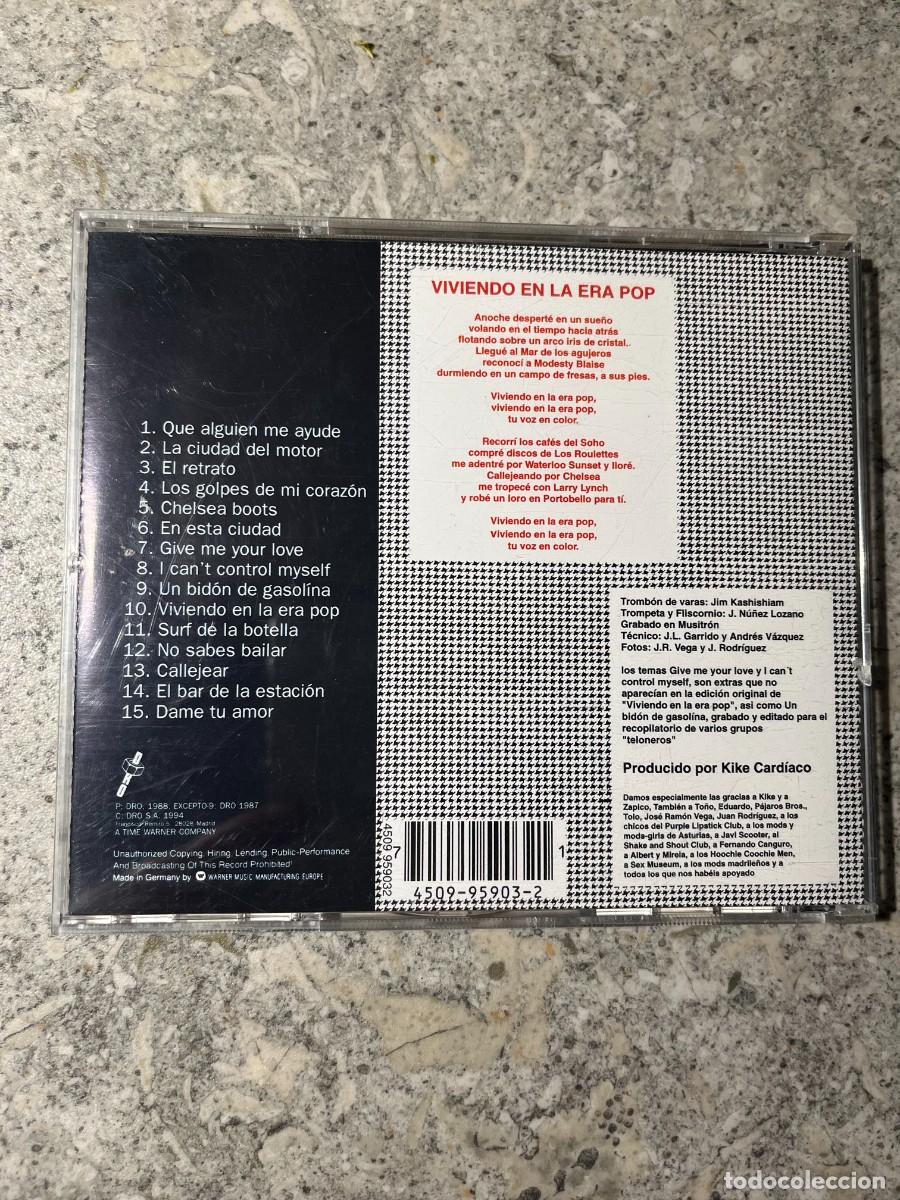 CDs de m&uacute;sica: CD Los Flechazos &ndash; Viviendo En La Era Pop. MOD - Foto 2