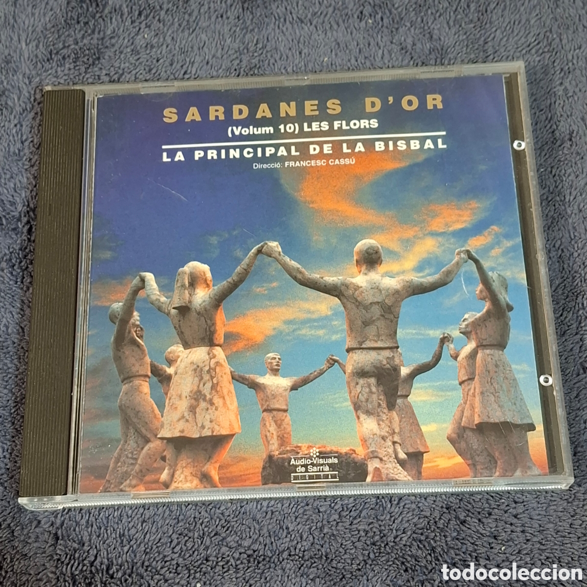 CDs de M&uacute;sica: CD78. Sardanes D'or, Volum. 10 Les Flors, La Principal De La Bisbal, Direcci&oacute;n Francesc Cass&uacute;, 1997.