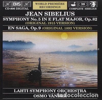 CDs de M&uacute;sica: Sibelius: Symphony No. 5; En Saga- 7318590008003